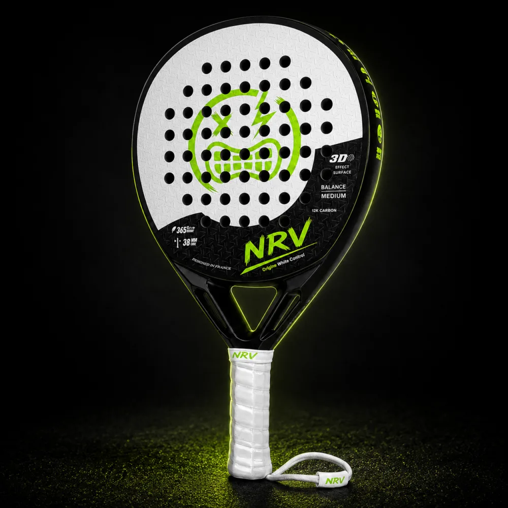 Raquette de padel NRV Origine blanche